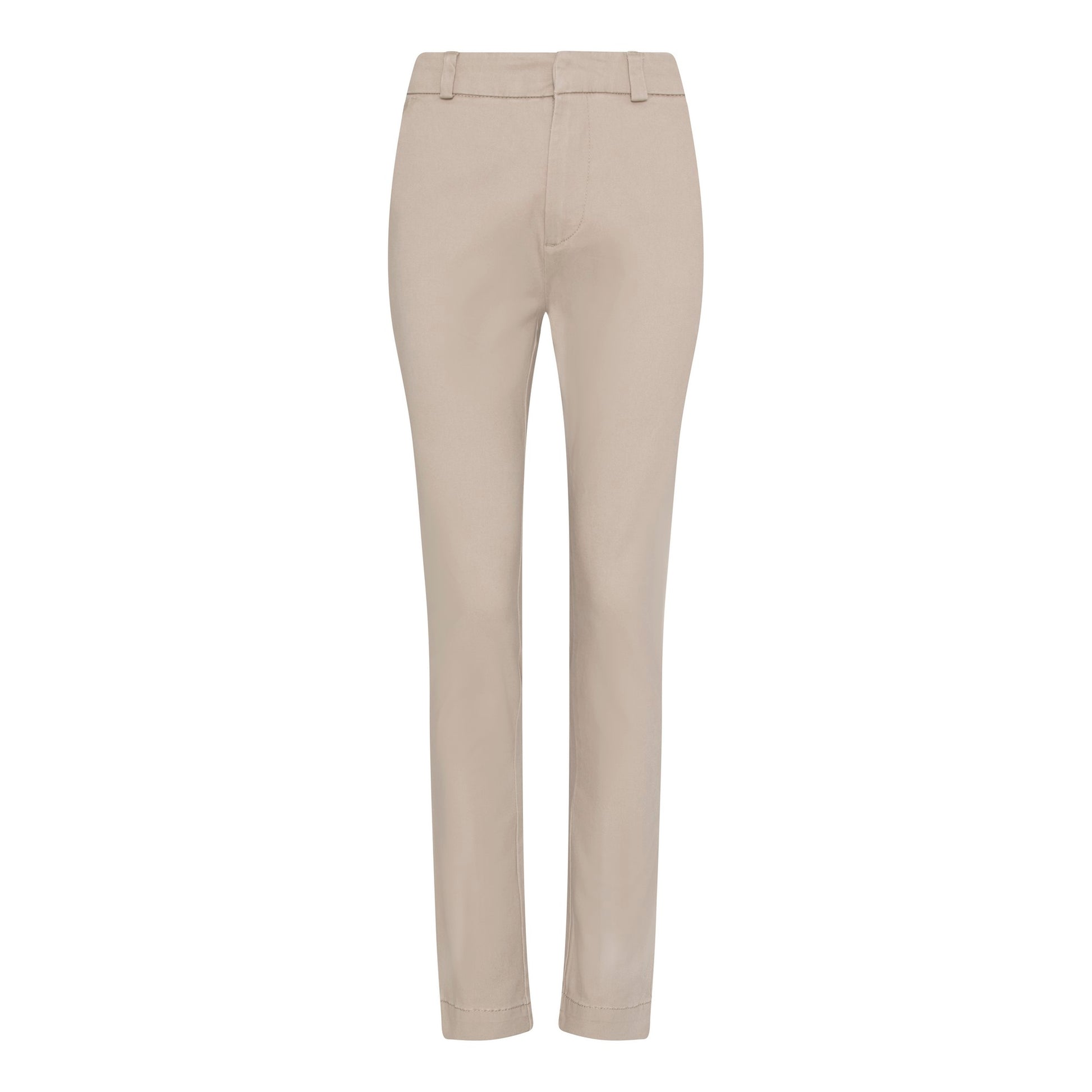 Stone - Front - AWDis So Denim Womens-Ladies Lily Slim Chinos
