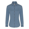 Light Blue - Front - AWDis So Denim Womens-Ladies Lucy Denim Shirt