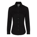 Black - Front - AWDis So Denim Womens-Ladies Lucy Denim Shirt
