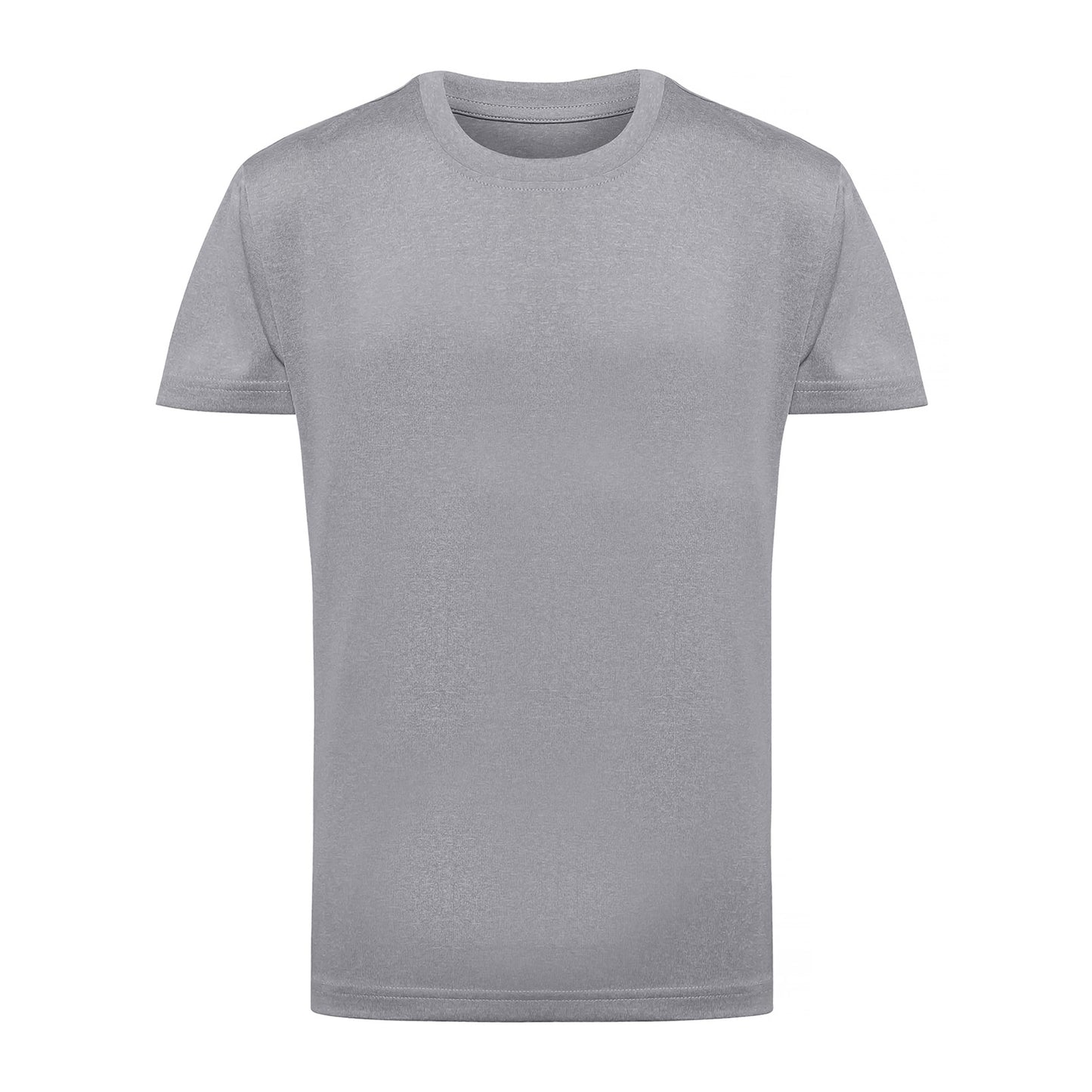 Silver Melange - Front - TriDri Unisex Childrens-Kids Performance T-Shirt