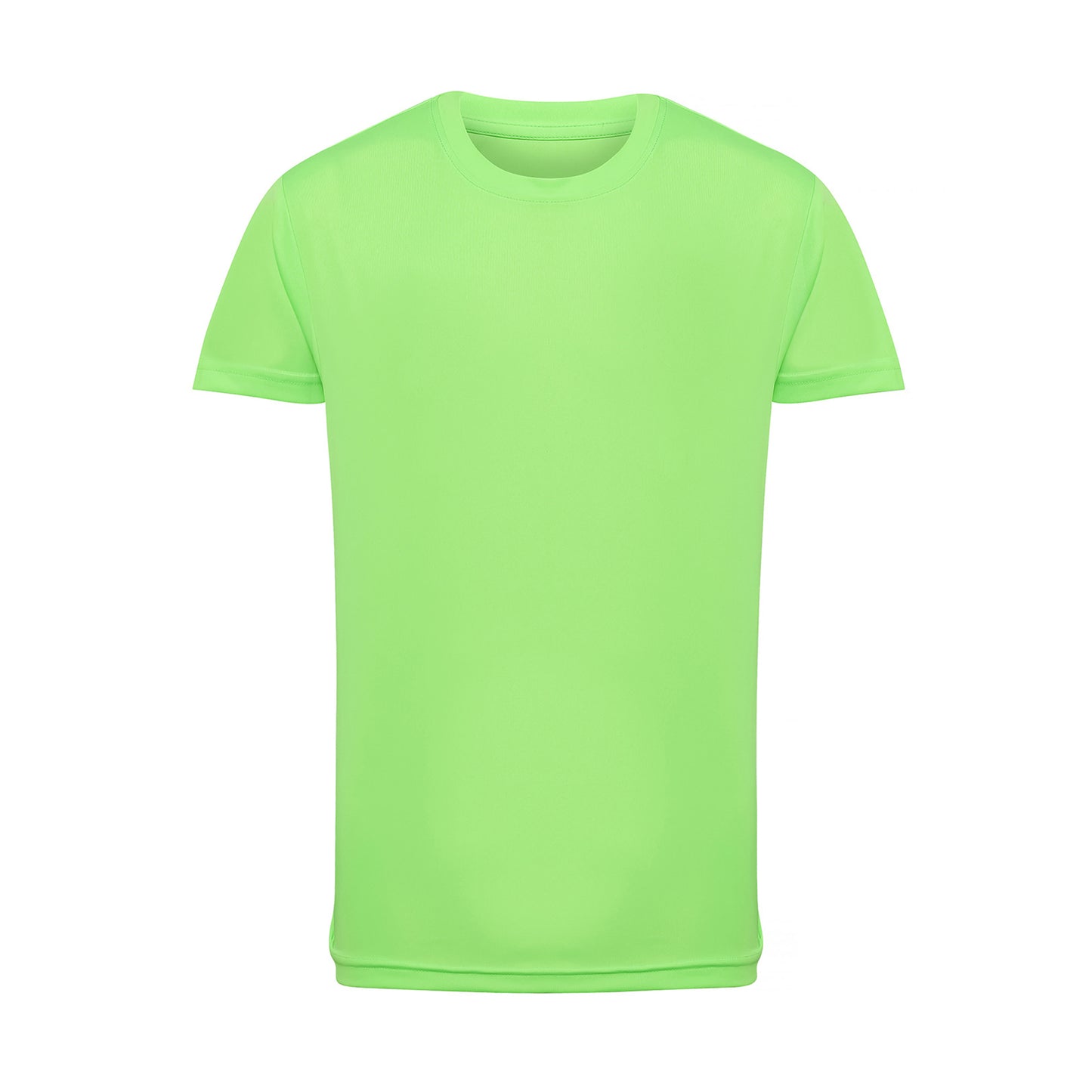 Lightning Green - Front - TriDri Unisex Childrens-Kids Performance T-Shirt