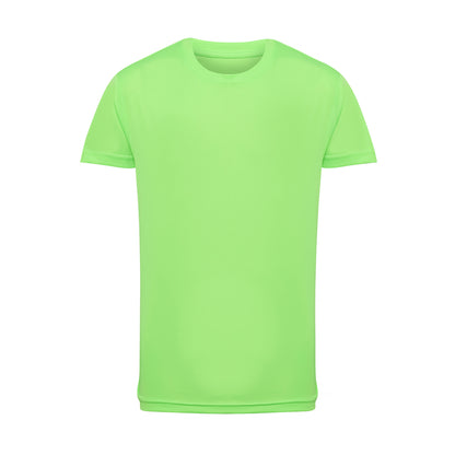 Lightning Green - Front - TriDri Unisex Childrens-Kids Performance T-Shirt