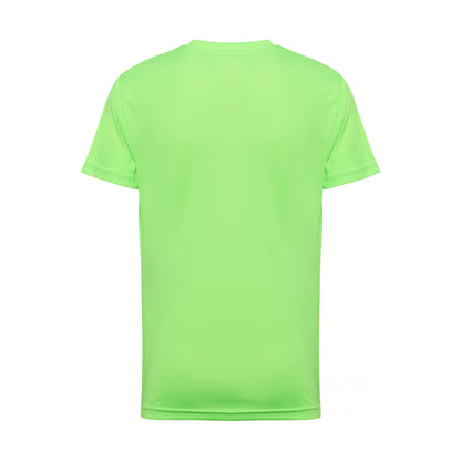 Lightning Green - Back - TriDri Unisex Childrens-Kids Performance T-Shirt