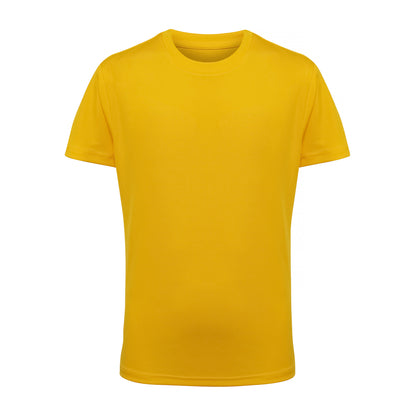 Sun Yellow - Front - TriDri Unisex Childrens-Kids Performance T-Shirt