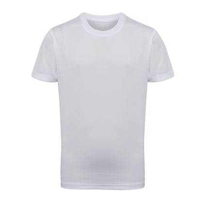 White - Front - TriDri Unisex Childrens-Kids Performance T-Shirt