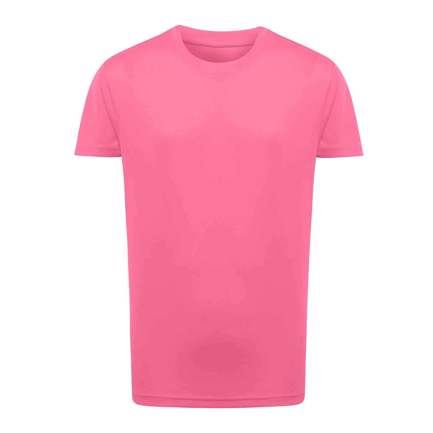 Lightning Pink - Front - TriDri Unisex Childrens-Kids Performance T-Shirt