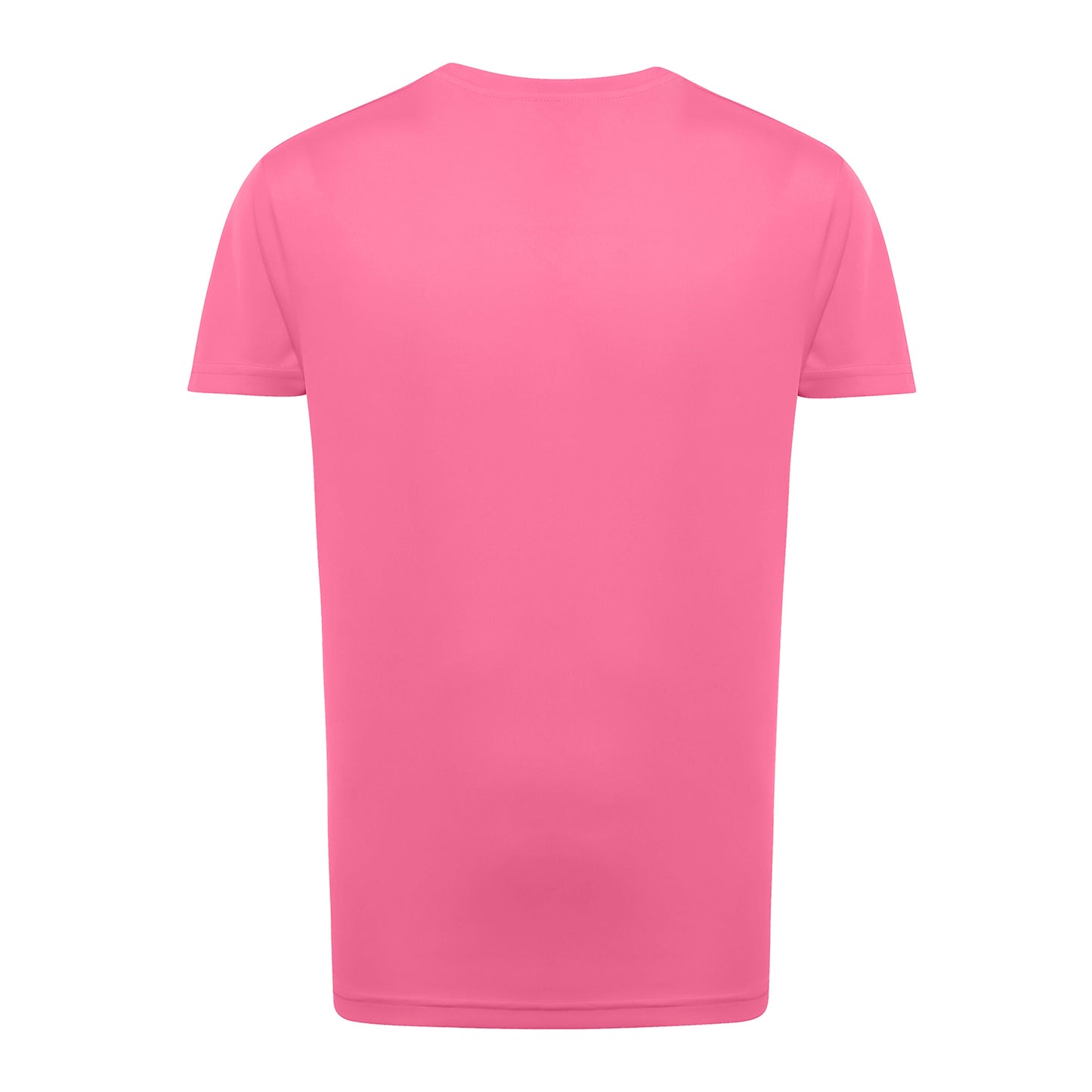 Lightning Pink - Back - TriDri Unisex Childrens-Kids Performance T-Shirt