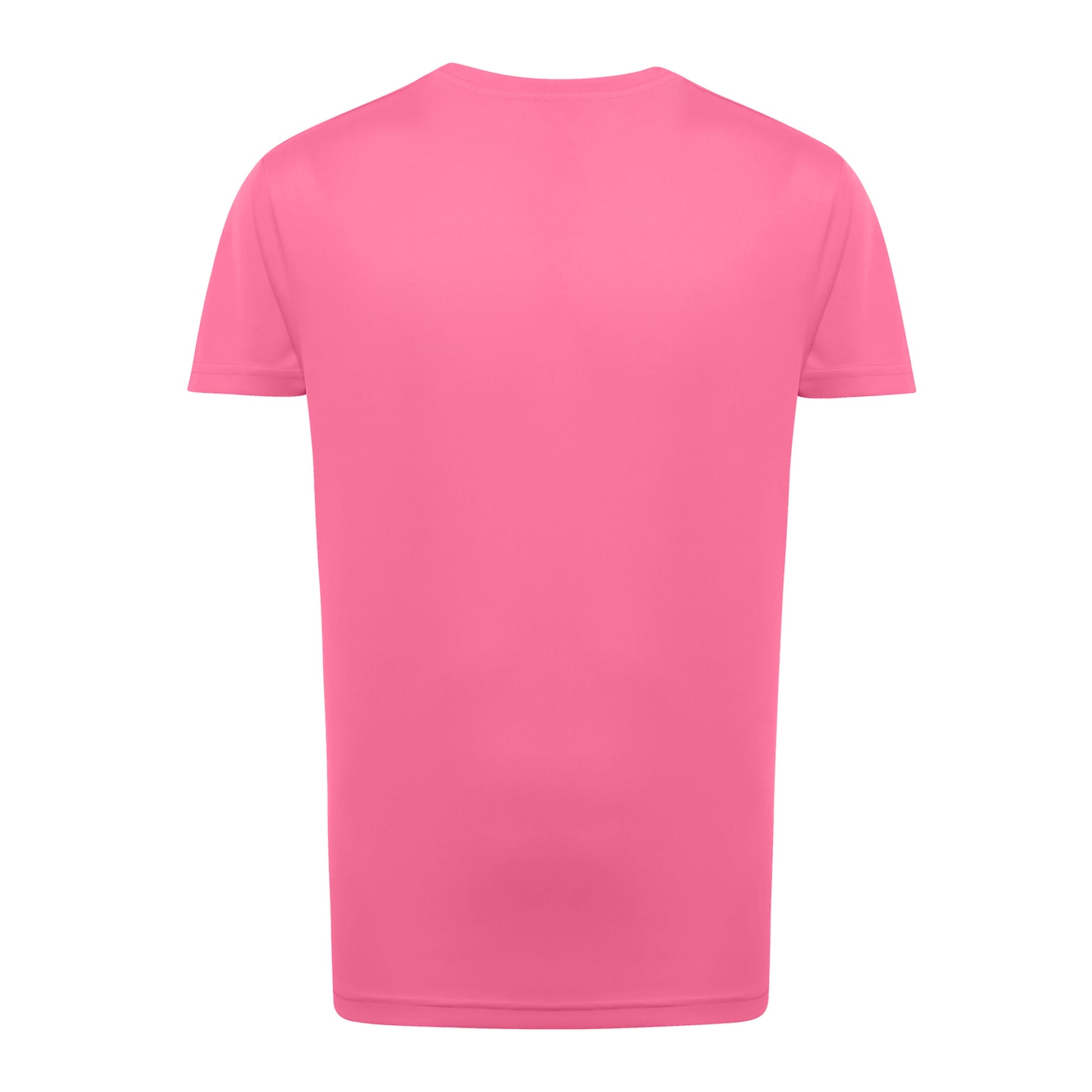Lightning Pink - Back - TriDri Unisex Childrens-Kids Performance T-Shirt