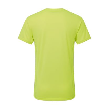 Lightning Yellow - Back - TriDri Unisex Childrens-Kids Performance T-Shirt