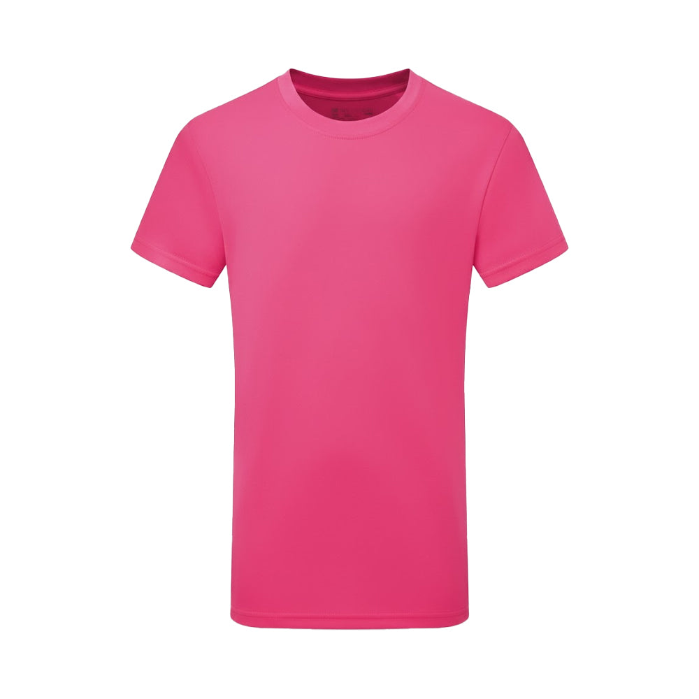 Hot Pink - Front - TriDri Unisex Childrens-Kids Performance T-Shirt