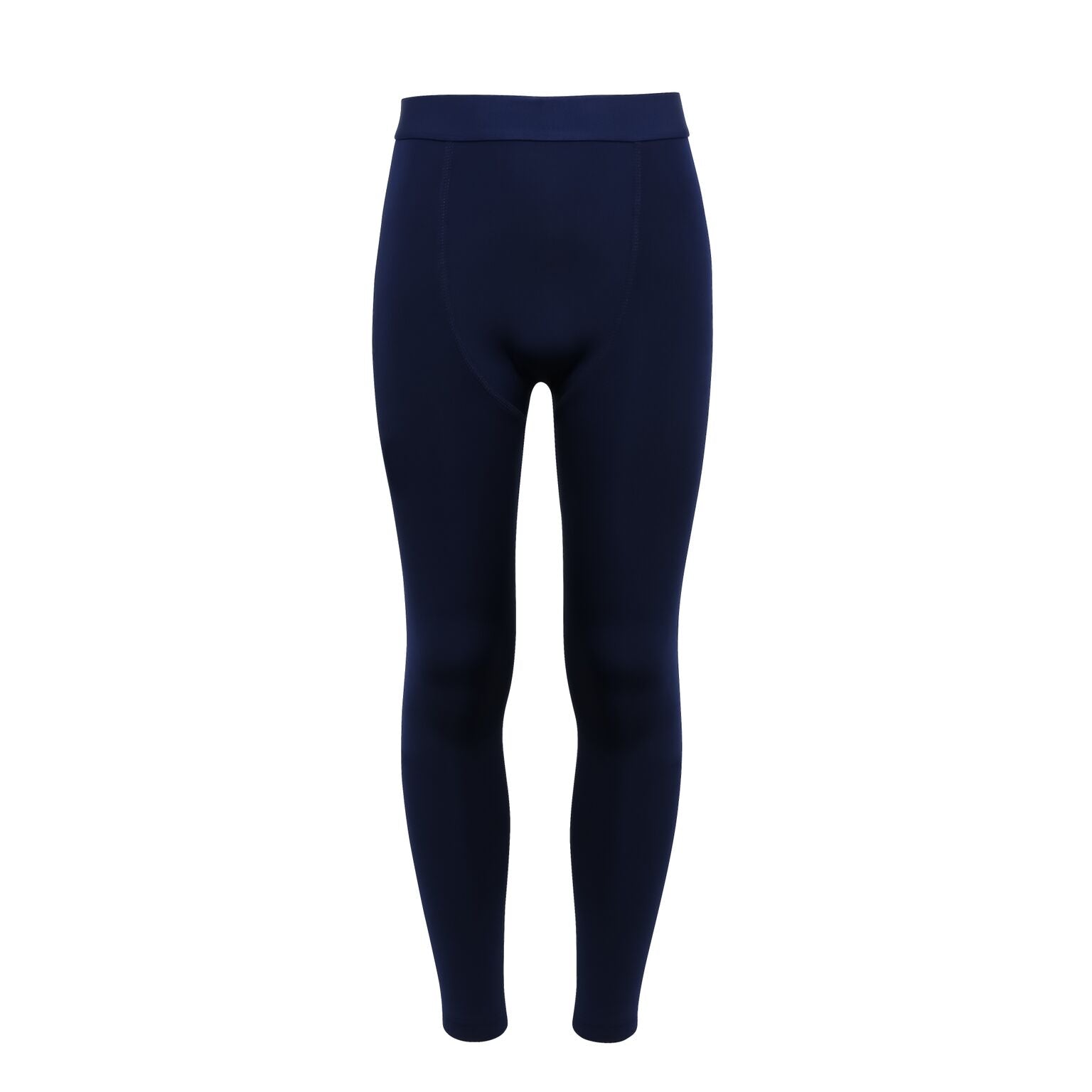 Navy - Front - TriDri Childrens-Kids Training Leggings