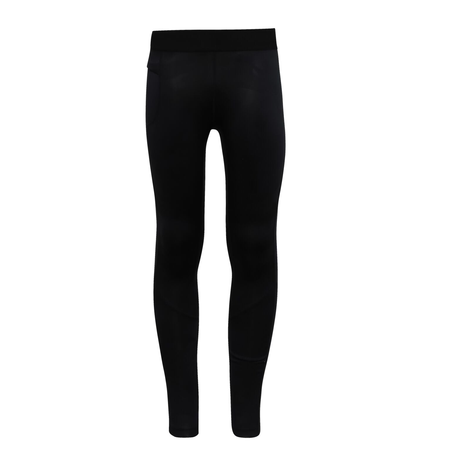 Black Camo - Front - TriDri Childrens-Kids Training Leggings