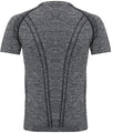 Charcoal - Side - TriDri Mens Seamless 3D Fit Multi Sport Performance Short Sleeve Top