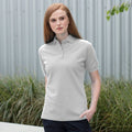 White - Back - Henbury Womens-Ladies Classic Polo Shirt