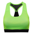 Lightning Green - Front - TriDri Womens-Ladies Performance Sports Bra (Medium Impact)