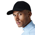 Black - Back - Beechfield Unisex Adults Urbanwear 6 Panel Cap