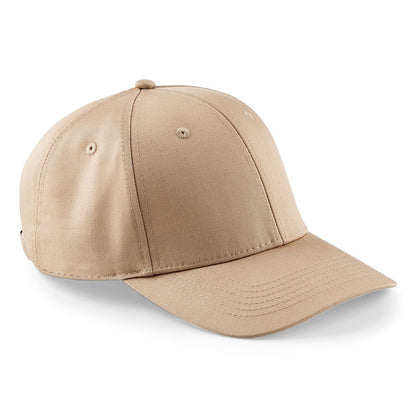 Warm Sand - Front - Beechfield Unisex Adults Urbanwear 6 Panel Cap