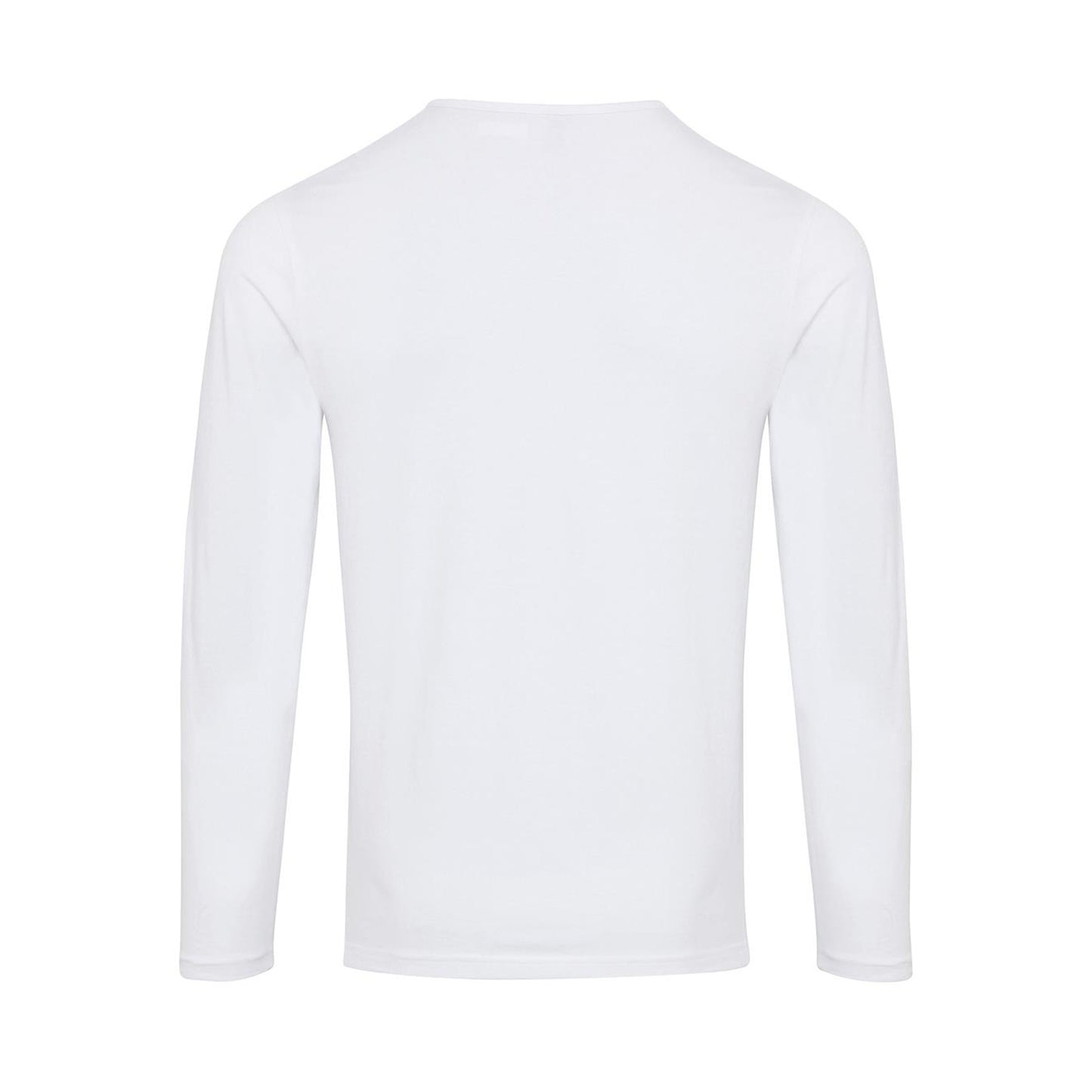White - Back - Premier Womens-Ladies Long John Roll Sleeve Tee