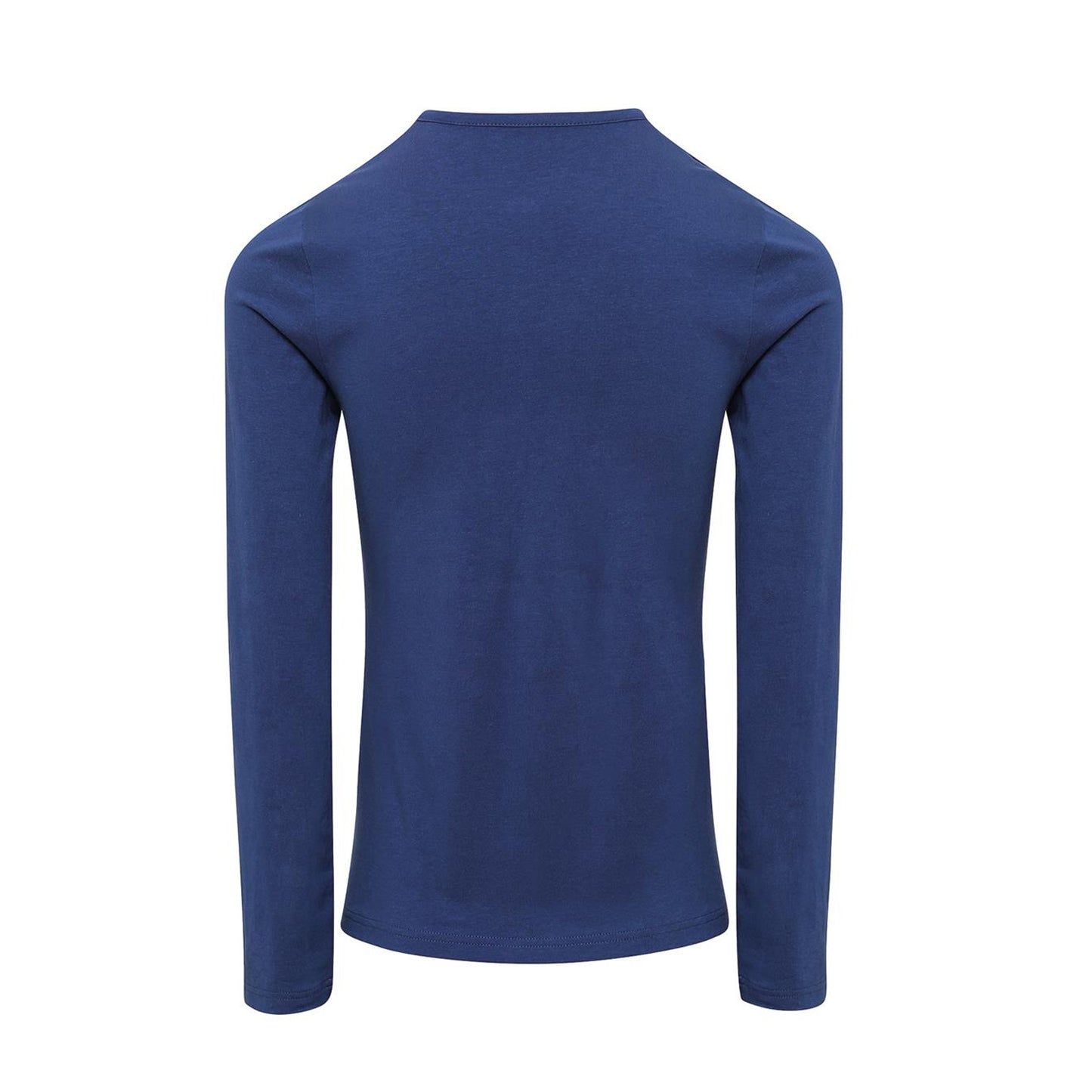 Indigo - Back - Premier Womens-Ladies Long John Roll Sleeve Tee
