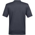 Navy - Back - Stormtech Mens Eclipse H2X Dri Piqu Polo