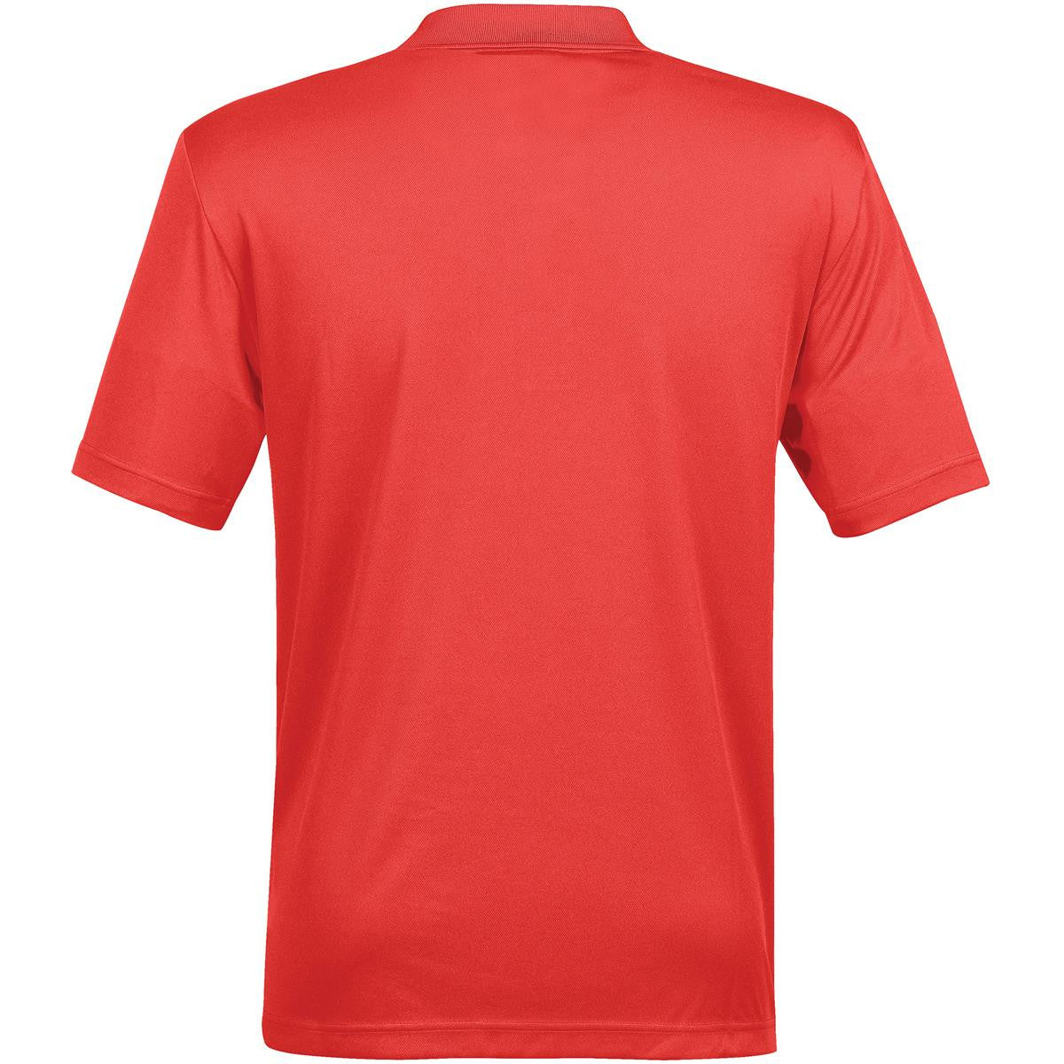 Red - Back - Stormtech Mens Eclipse H2X Dri Piqu Polo