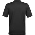 Black - Back - Stormtech Mens Eclipse H2X Dri Piqu Polo