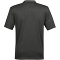 Carbon - Back - Stormtech Mens Eclipse H2X Dri Piqu Polo