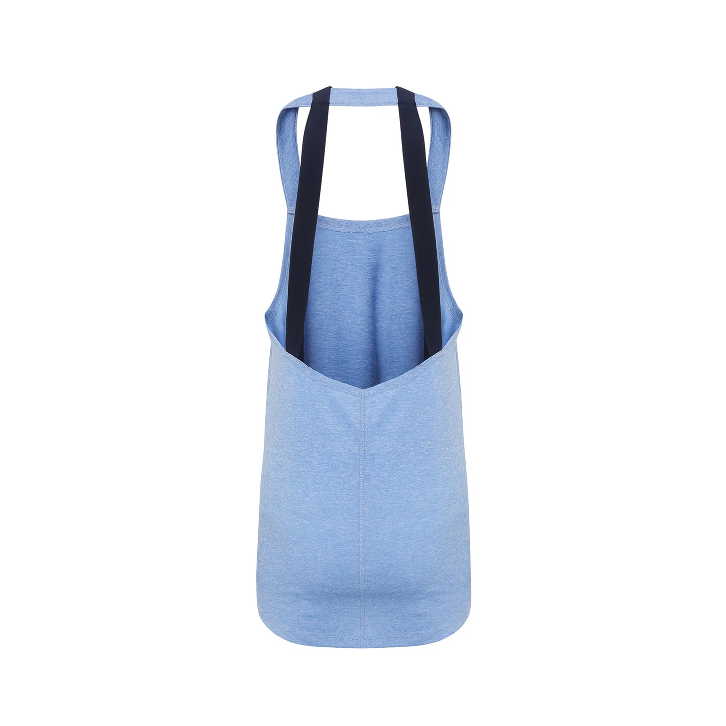Cornflower Melange - Back - Tri Dri Womens-Ladies Double Strap Back Sleeveless Vest
