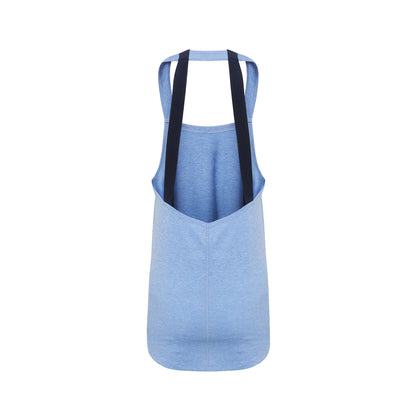 Cornflower Melange - Back - Tri Dri Womens-Ladies Double Strap Back Sleeveless Vest