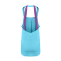 Turquoise Melange - Back - Tri Dri Womens-Ladies Double Strap Back Sleeveless Vest