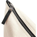 Natural-Black - Back - Westford Mill Dipped Base Canvas Accessory Bag