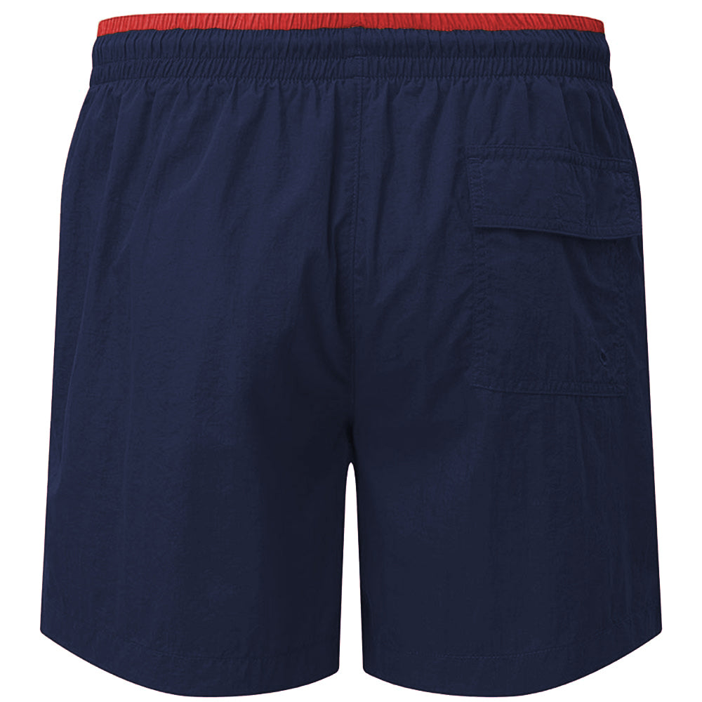 Navy-Red - Back - Asquith & Fox Mens Swim Shorts
