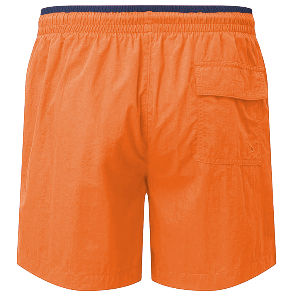 Orange-Navy - Back - Asquith & Fox Mens Swim Shorts