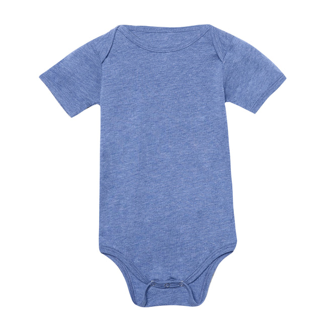 Blue Triblend - Front - Bella + Canvas Unisex Baby Triblend Short Sleeve Onesie