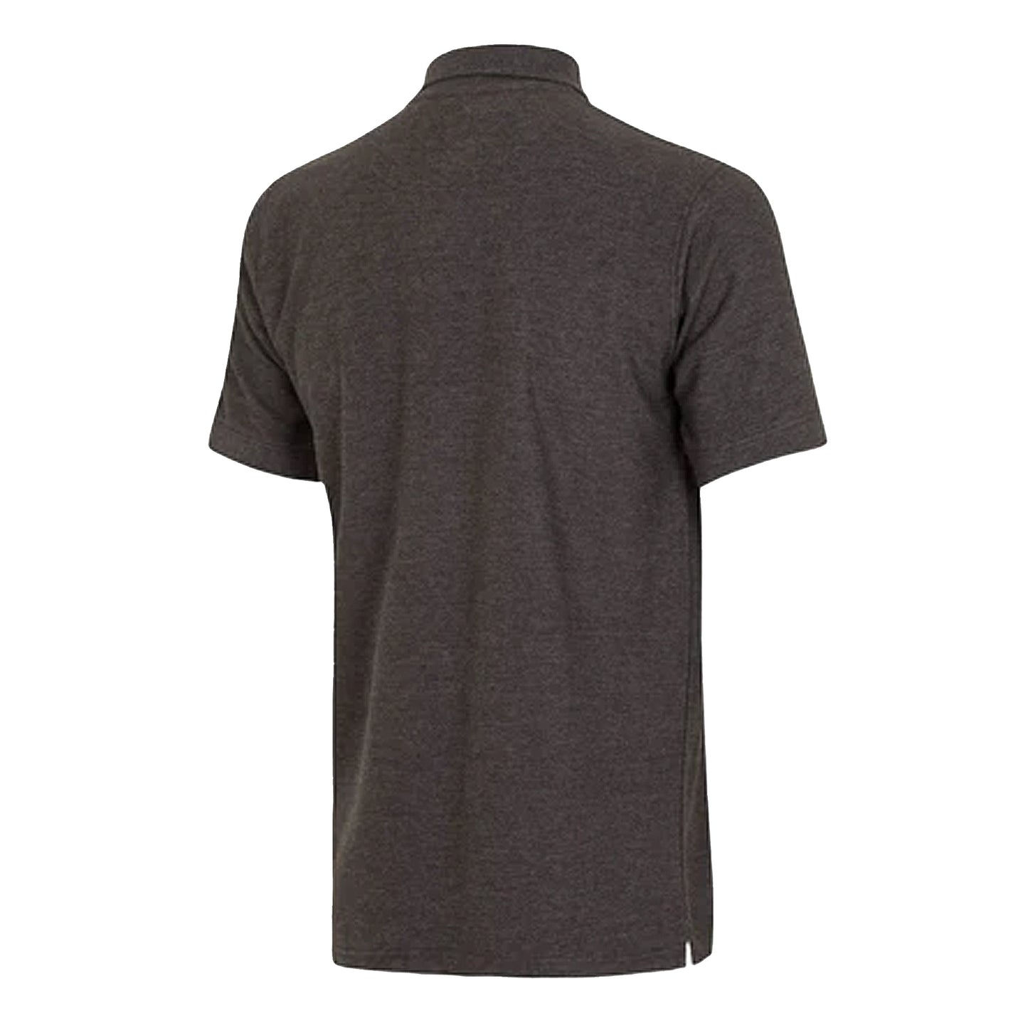 Charcoal - Back - Henbury Mens Short Sleeved 65-35 Pique Polo Shirt