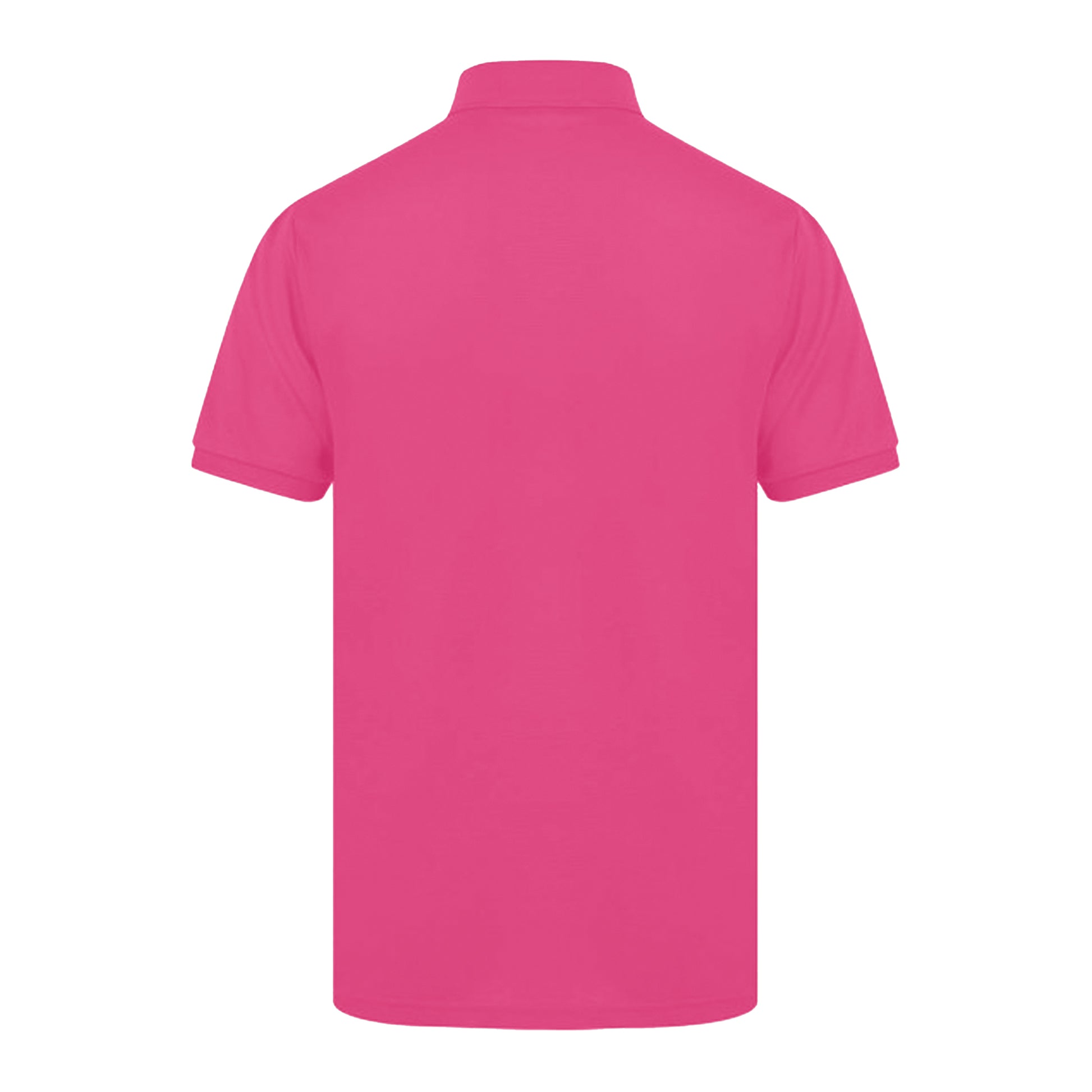 Fuchsia - Back - Henbury Mens Short Sleeved 65-35 Pique Polo Shirt