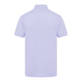 Lavender - Back - Henbury Mens Short Sleeved 65-35 Pique Polo Shirt