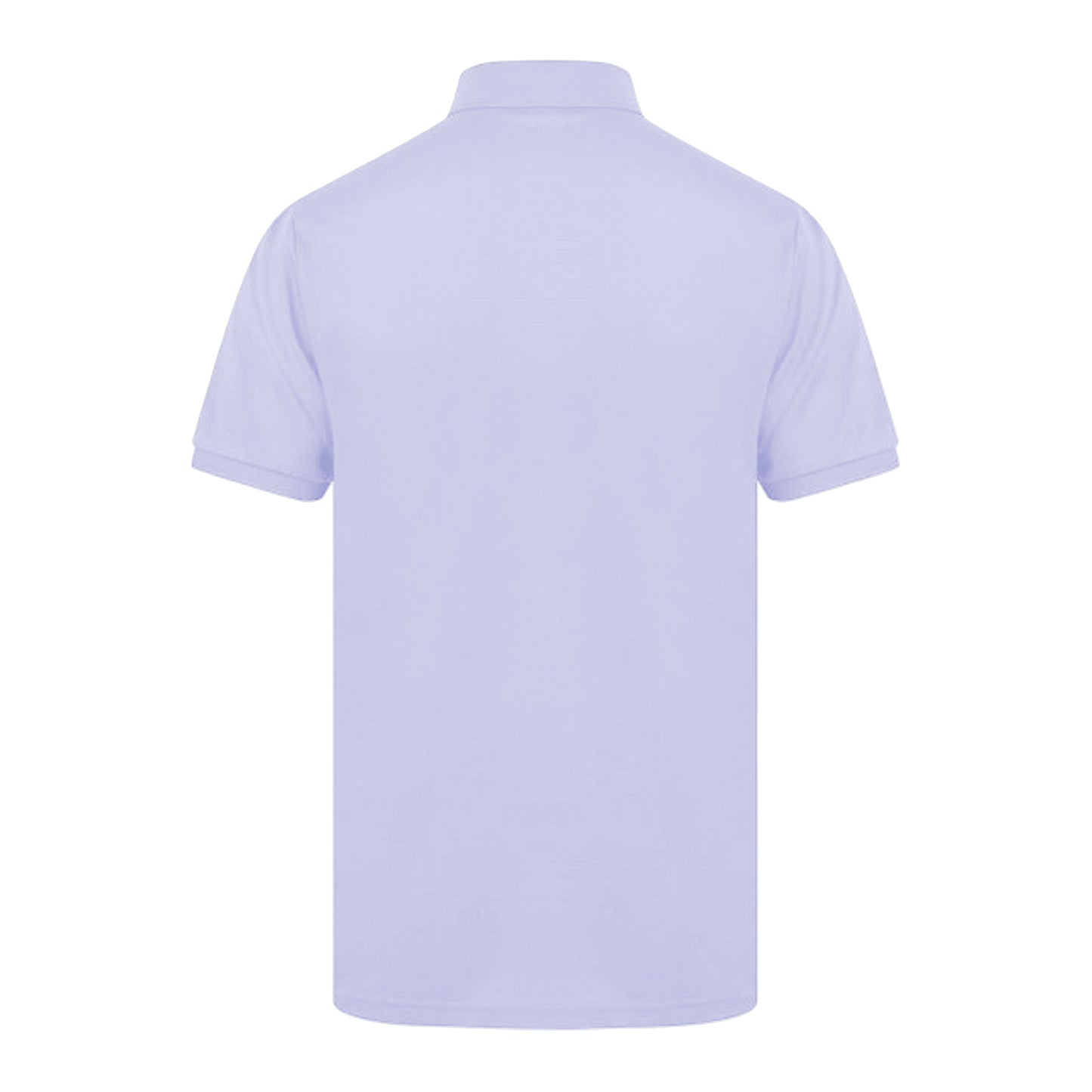 Lavender - Back - Henbury Mens Short Sleeved 65-35 Pique Polo Shirt