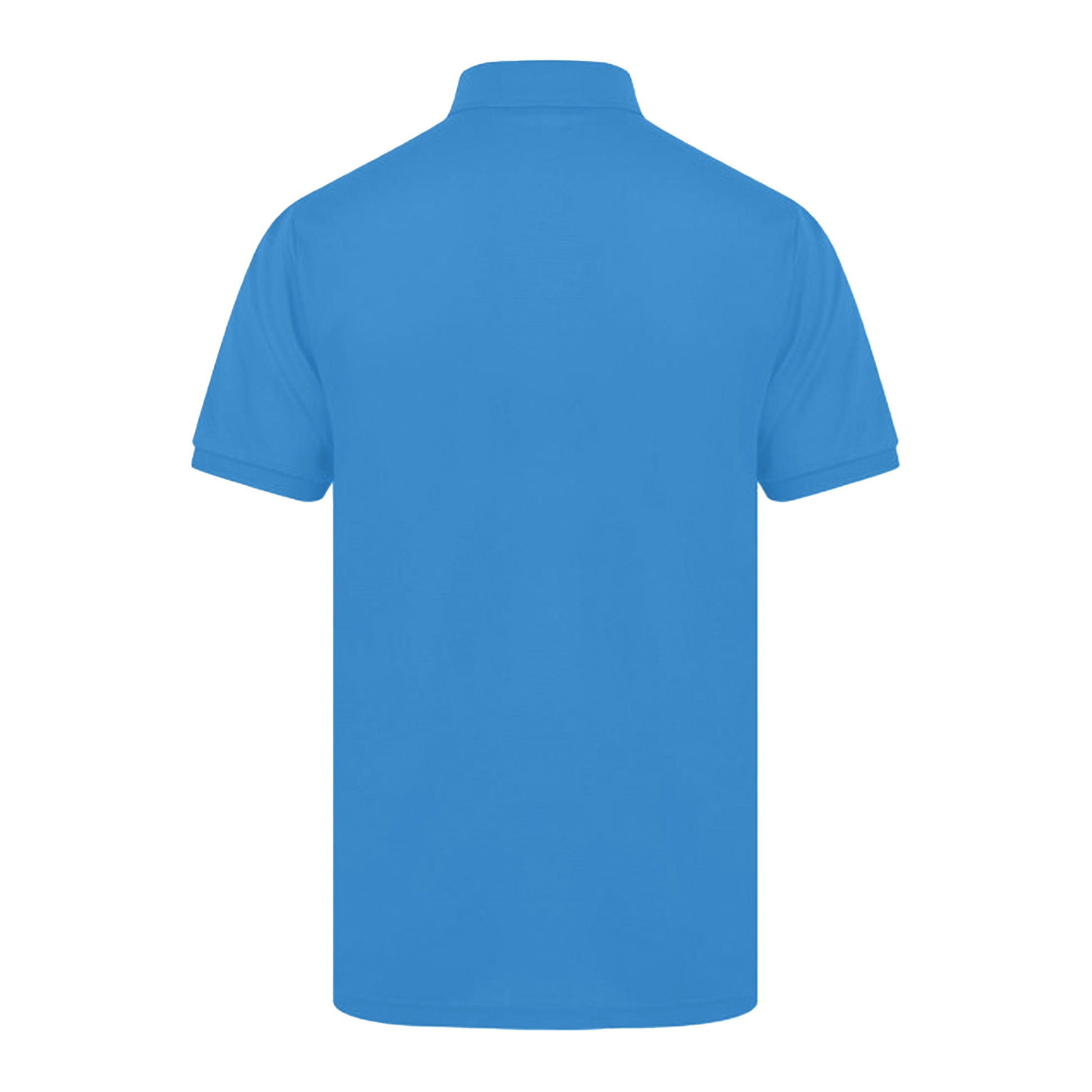 Sapphire Blue - Back - Henbury Mens Short Sleeved 65-35 Pique Polo Shirt