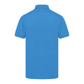 Sapphire Blue - Back - Henbury Mens Short Sleeved 65-35 Pique Polo Shirt