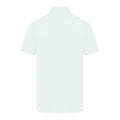 White - Back - Henbury Mens Short Sleeved 65-35 Pique Polo Shirt