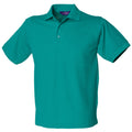 Jade - Front - Henbury Mens Short Sleeved 65-35 Pique Polo Shirt
