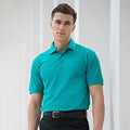 Jade - Side - Henbury Mens Short Sleeved 65-35 Pique Polo Shirt