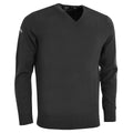 Black Onyx - Front - Callaway Mens Ribbed V Neck Merino Sweater