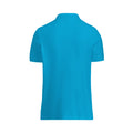 Turquoise - Back - Henbury Womens-Ladies 65-35 Polo Shirt