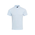 Sapphire - Front - Premier Mens Coolchecker Plus Pique Polo With CoolPlus