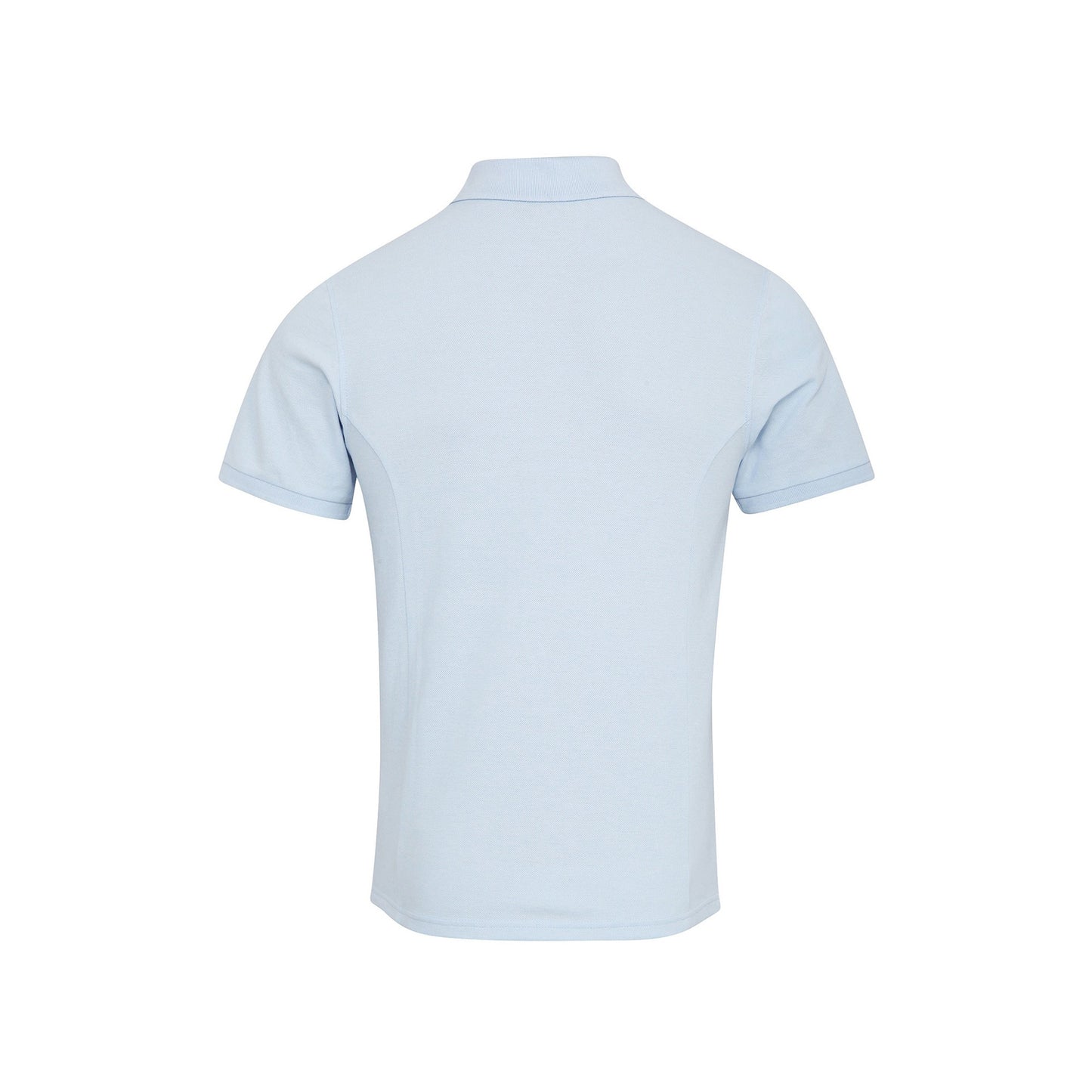 Light Blue - Back - Premier Mens Coolchecker Plus Pique Polo With CoolPlus
