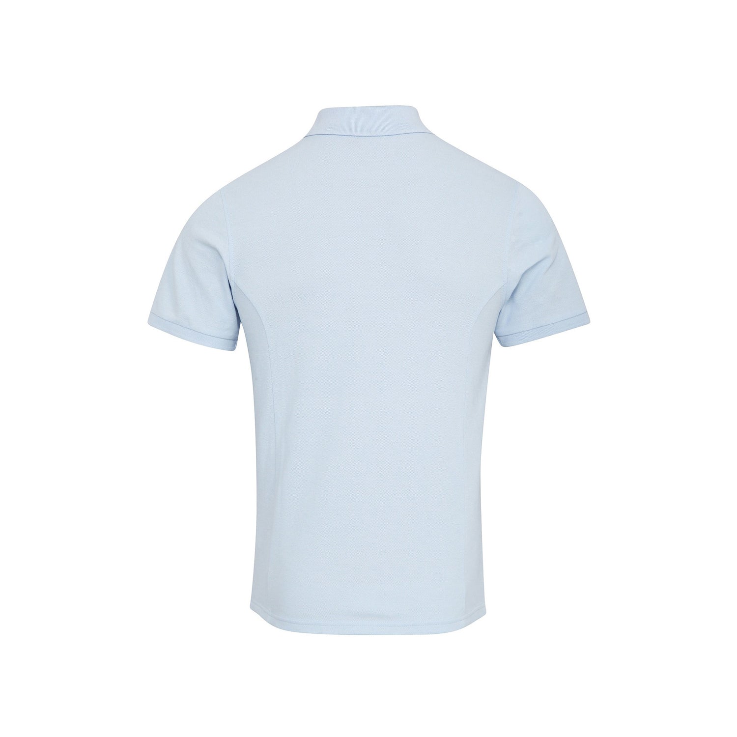 Light Blue - Back - Premier Mens Coolchecker Plus Pique Polo With CoolPlus