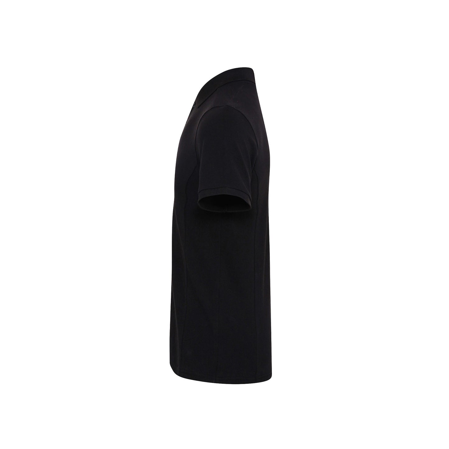 Black - Side - Premier Mens Coolchecker Plus Pique Polo With CoolPlus