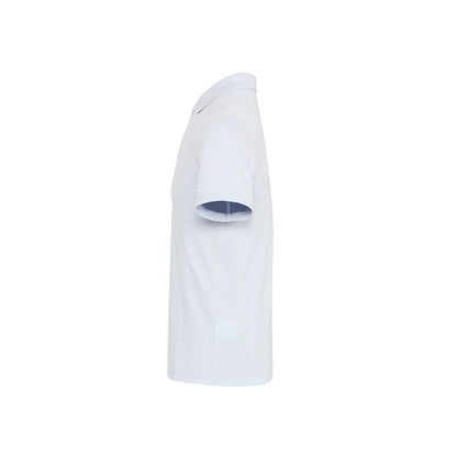 White - Side - Premier Mens Coolchecker Plus Pique Polo With CoolPlus